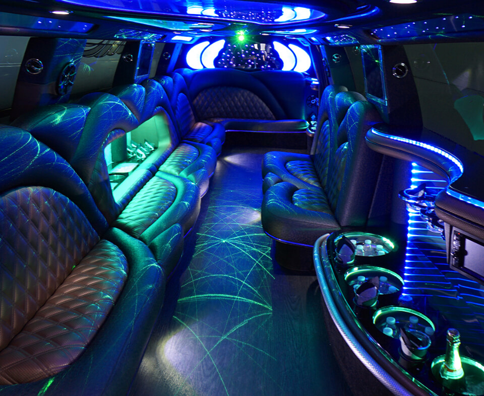 inside party bus